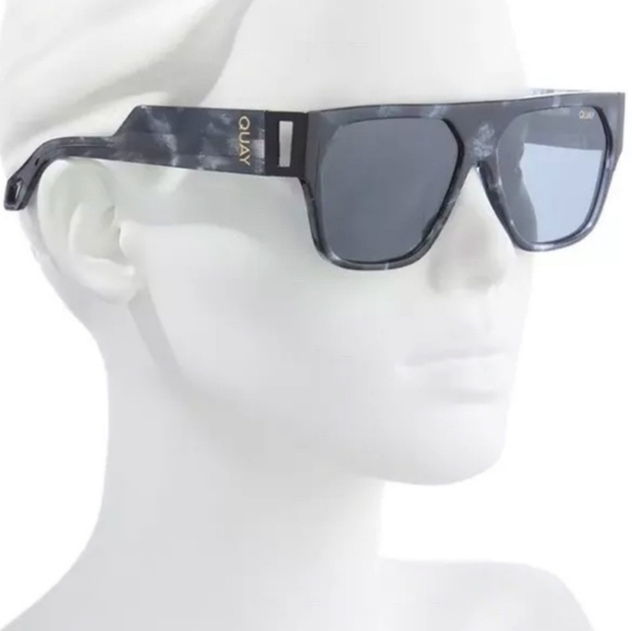 New Quay Australia x Saweetie Go Off Flat Top Polarized Shield Unisex Sunglasses - Picture 6 of 6
